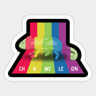 Funny Chameleon Sticker